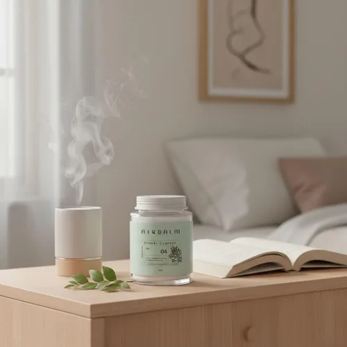 Vista 5 de Air Balm Eliminador de olores sólido, 5.3 oz (150 g), hasta 90 días, para habitación, cocina, baño y armario, aroma a almizcle acuoso