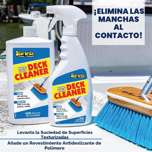 Vista 3 de STAR BRITE Limpiador y protector de cubierta antideslizante, protector UV y manchas, 1 galón (085900), 22 fl oz (paquete de 1)