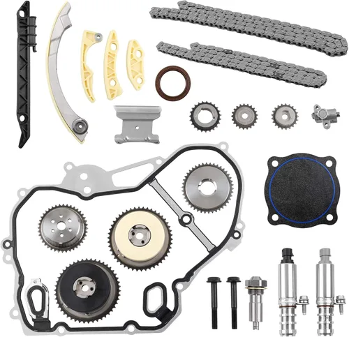 Vista 10 de Kit de cadena de distribución 2.4 L, compatible con 2009-2017 Chevy Captiva Equinox HHR Impala Malibu/GMC Terrain/Buick Lacrosse Regal Engine 2.4L