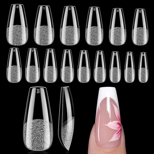Vista 14 de UNA GELLA Puntas de uñas de gel cortas ovaladas, 150