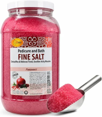 Vista 9 de SPA REDI - Remedio de Inmersión para Pies y Sal Fina de Baño de Pepino y Melón, 3.79 L - Hecho con Sales del Mar Muerto, Aceite de Argán, Aceite