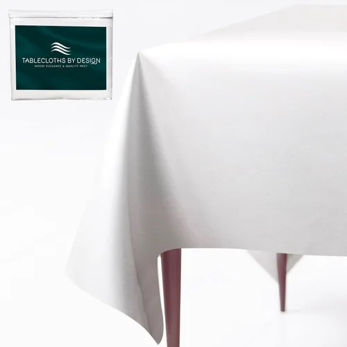 Vista 6 de Protector de mesa de alta calidad, protección superior contra derrames, arañazos y calor, mantel de vinilo reutilizable con respaldo de franela