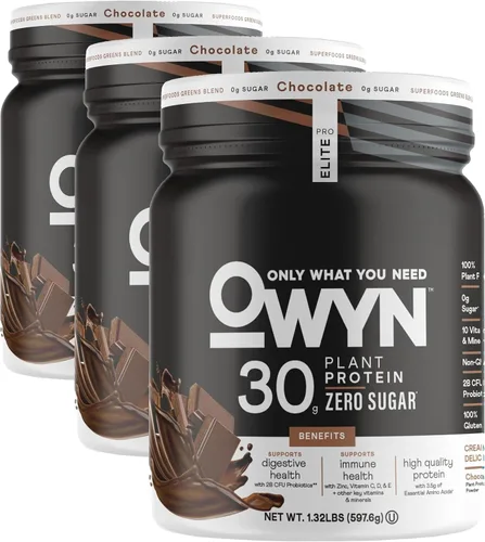 Vista 8 de OWYN Only What You Need Pro Elite Polvo de proteína de alto contenido, 30g de proteína vegana para la recuperación después del entrenamiento