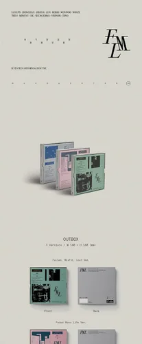 Vista 2 de SEVENTEEN FML 10º Contenido del Mini Álbum+POB+Seguimiento Sellado SVT (3 Versión SET (A+B+C))