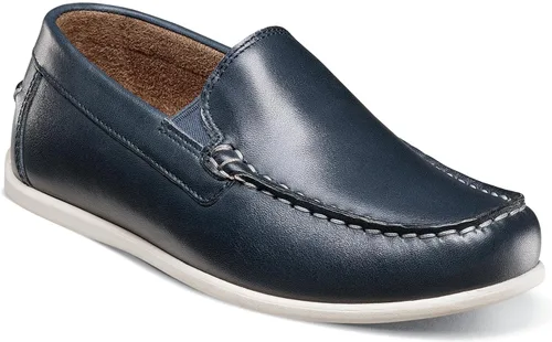 Vista 9 de Florsheim Mocasín veneciano Jasper JR para niños pequeños y grandes Negro