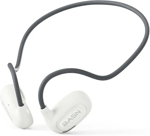 Vista 8 de BASN AirS1 - Auriculares de oreja abierta, Bluetooth 5.3 conducción de aire, auriculares deportivos ENC con sonido premium y llamadas claras, IPX5