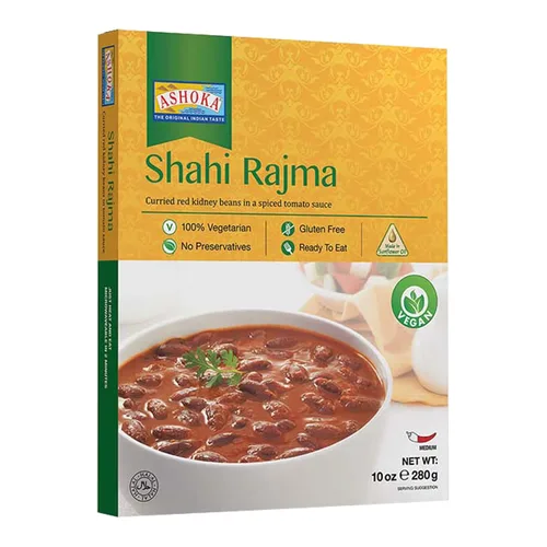 Vista 16 de Ashoka Comidas sin gluten, listas para microondas, veganas con granos negros y frijoles, comidas para calentar y servir, todas naturales Delhi Dal