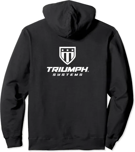 Vista 2 de Triumph Systems Sudadera con capucha ideal para cualquier ocasión, Negro, S