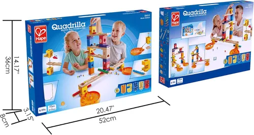 Vista 6 de Galardonada construcción de mármol de madera Hape Quadrilla - Music Motion
