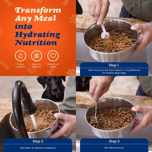 Vista 9 de CLEAR CONSCIENCE PET® Paw Jus™ SuperGravy® - Comida natural para perros, mezcla de caldo de hidratación, condimento para croquetas sin gluten