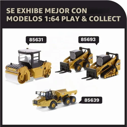 Vista 7 de Mezclador de hormigón Caterpillar CT660 McNeilus Bridgemaster 1:64 Diecast Masters - 85632 - Juega y colecciona