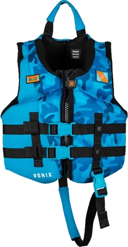 Vista 9 de RONIX Boy's Top Grom CGA Life Vest Durable Soft Comfortable Floaty Swimming Life Jacket for Kids with Plush Inner & Back Supportive Foam