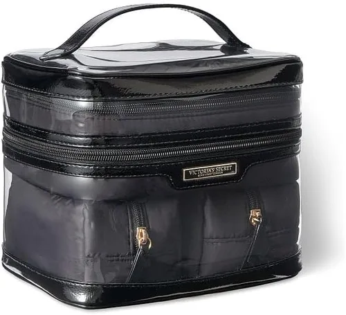 Vista 4 de Victoria's Secret Estuche de tren 4 en 1, negro