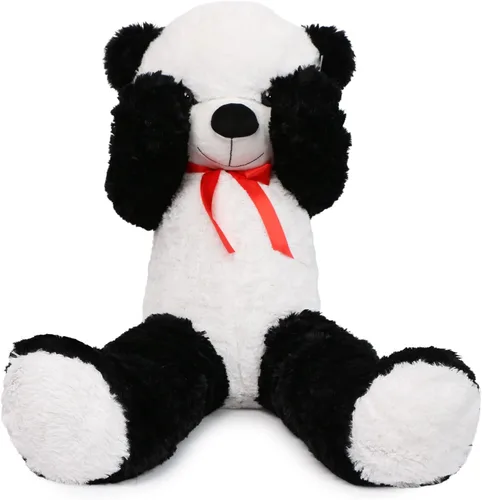 Vista 3 de Joyfay Oso de panda gigante de 39 pulgadas, peluche grande de 3 pies de alto, adorable y lindo panda de peluche de 39.4 in