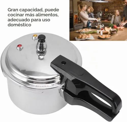 Vista 6 de Olla a presión de aleación de aluminio de 3 litros - 7.1 in inferior mini para estufa de gas
