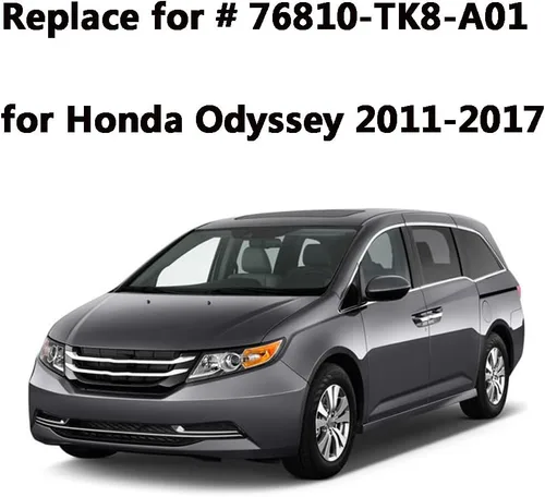 Vista 5 de 76810-TK8-A01 Conjunto de boquillas de limpiaparabrisas ajustables Premium para Honda Odyssey 2011 2012 2013 2014 2015 2016 2017, repuesto directo