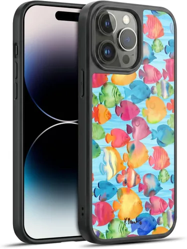 Vista 83 de Head Case Designs Officially Licensed Paul Brent Agate Mermaid Coastal Gel Armor Case [Military Grade Drop Protection] Compatible with Apple iPhone