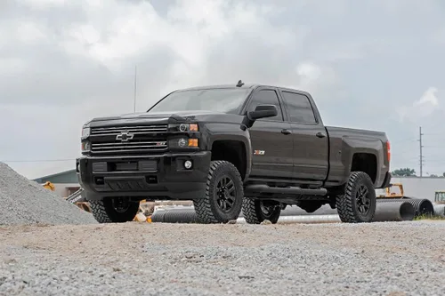 Vista 2 de Rough Country kit de elevación de 3.5 pulgadas para Chevy/GMC 2500/3500 2WD/4WD 2011-2019 - 95920