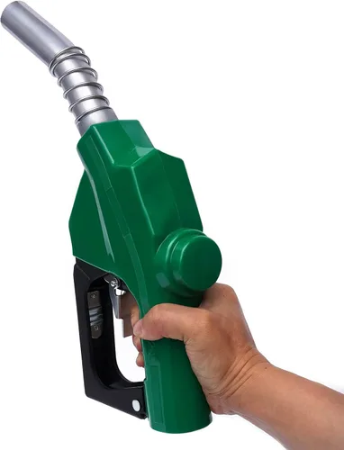Vista 5 de Boquilla de combustible automática, 1 pulgada, 31.7 galones/min, pistola de combustible de alto caudal, 3 engranajes, ajustable, apagado automático