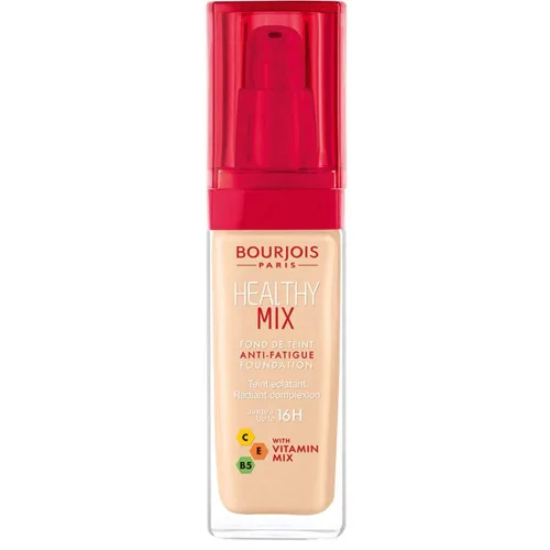 Vista 5 de Bourjois Healthy Mix - Base antifatiga (1 fl oz), color marfil rosa 50 rosa marfil