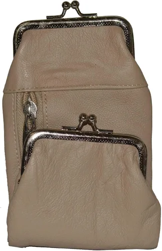 Vista 11 de Marshal - Estuche de cuero genuino para cigarrillos y encendedor con cierre giratorio (marrón)