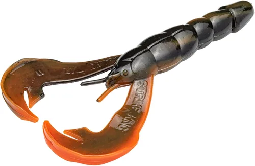Vista 19 de Strike King Rage Tail Cangrejo Ámbar Verde Negro