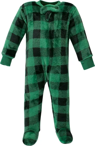 Vista 4 de Hudson Baby Pijama de felpa para bebé niña para dormir y jugar