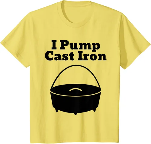 Vista 72 de I Pump - Camiseta de hierro fundido para cocinar al horno holandés