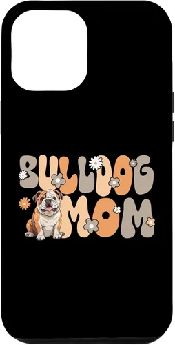 Vista 25 de Funda para iPhone 16 Bulldog Inglés Groovy World's Best English Bulldog Mom