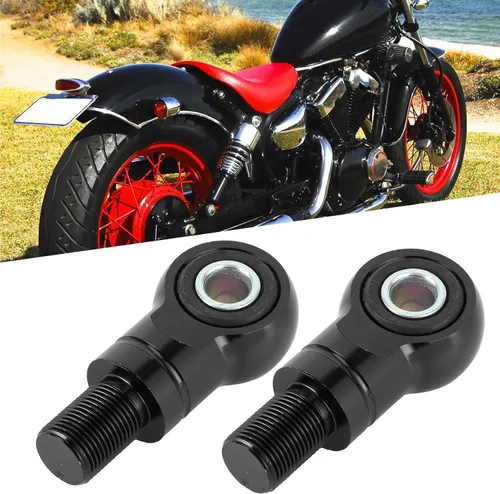 Vista 3 de Fydun Par de amortiguadores de aire traseros de 0.394 pulgadas con agujero de 0.394 in, amortiguadores de altura para motocicleta ATV todoterreno
