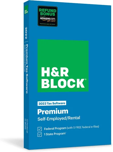 Vista 7 de H&R Block Software fiscal básico 2022 con oferta de bono de reembolso (exclusivo de mazón) [Descarga de Mac]