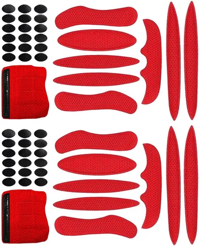 Vista 12 de Kit de acolchado para casco, almohadillas universales de espuma de repuesto para bicicleta, motocicleta, accesorios para casco (negro, juego de 1)