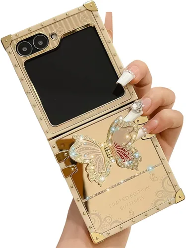Vista 35 de Funda Rectangular de Lujo Femenina Compatible con iPhone 16 Pro Max Diseñada con Soporte de Anillo de Diamante con Función de Atril