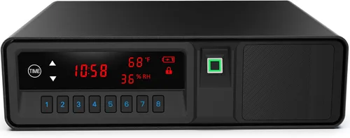 Vista 9 de Z ZLJUAN Pistola deslizante de acceso rápido para pistola con pantalla LCD de temperatura, humedad, tiempo, advertencia de batería baja, estado