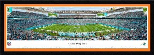 Vista 8 de Miami Dolphins - 50 yardas en el estadio Hard Rock - Panoramas de Blakeway NFL Posters