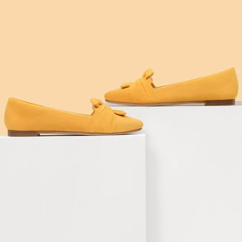 Vista 6 de MUSSHOE - Zapatos planos para mujer, de espuma viscoelástica, cómodos y puntiagudos