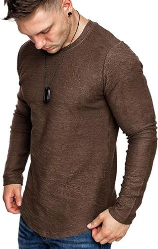 Vista 21 de Camiseta de Moda para Hombre, Camiseta Muscular de Gimnasio, Entrenamiento, Camiseta Atlética de Algodón, Camiseta Superior 240-azul