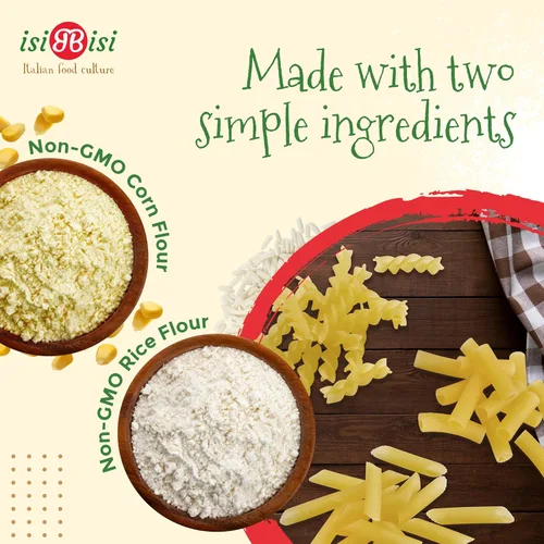 Vista 3 de isiBisi Muestra de pasta sin gluten, paquete de 6