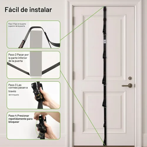 Vista 7 de Slim Panda Door Anchor Strap for Resistance Bands, Door Exercise Equipment