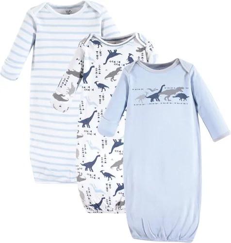 Vista 3 de Touched by Nature - Camisones unisex de algodón orgánico para bebé