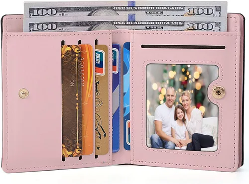 Vista 4 de UTO Wallet for Girls Cute Leather Vegan Small Women Tassel Pendant Card Holder Kawaii Coin Purse 1095