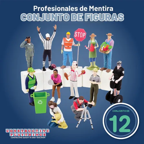 Vista 2 de Juego de 2 unidades, muñecos de profesionales