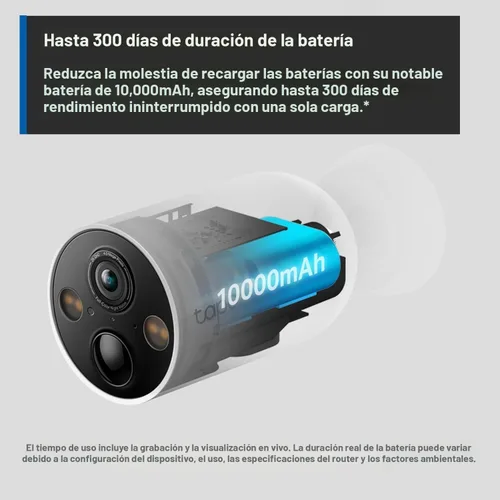 Vista 4 de Tapo MagCam, 2025 Wirecutter Mejor cámara de seguridad para exteriores y elección de editores PCMag, 2K, batería, cámara inalámbrica de montaje