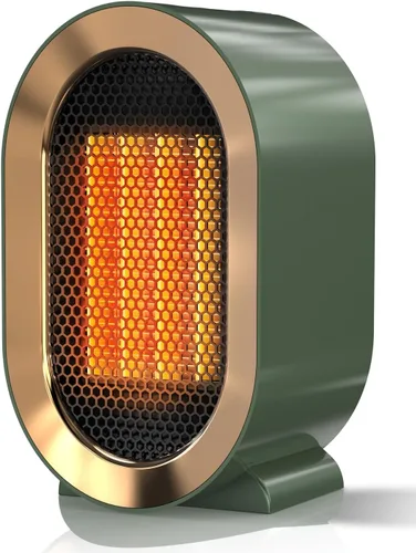 Vista 8 de Calentador Eléctrico de Espacio QQT, Calentadores de Espacio Portátiles de Alta Eficiencia Energética para Uso en Interiores, Ventilador Calentador