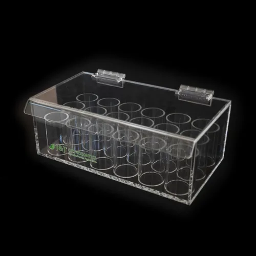 Vista 4 de J&J Ortho Orthodontic Ligature - Caja de almacenamiento de acrílico transparente