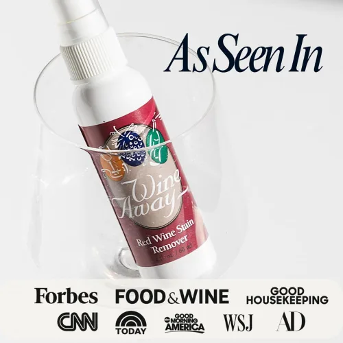 Vista 8 de Wine Away Removedor de manchas de vino tinto – Elimina las manchas de vino de la tela y la alfombra – Tamaño apto para viajes – Removedor de manchas