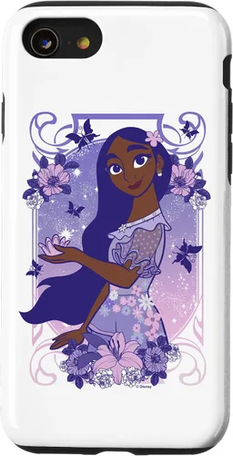 Vista 18 de Funda para iPhone 16 Disney Encanto Isabella Dreamy Floral Retrato