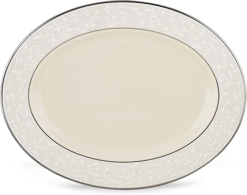 Vista 9 de Lenox Pearl Innocence Rimmed, Tazón de pasta/sopa, marfil
