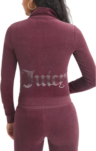 Vista 2 de Juicy Couture Chaqueta de chándal Heritage con cuello alto