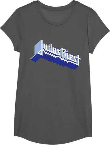 Vista 28 de Judas Priest - Camiseta con logotipo de Defender, Negro